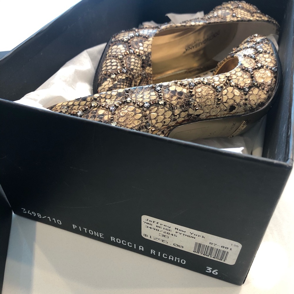 DOLCE & GABBANA Python Heels - Picture 11 of 11